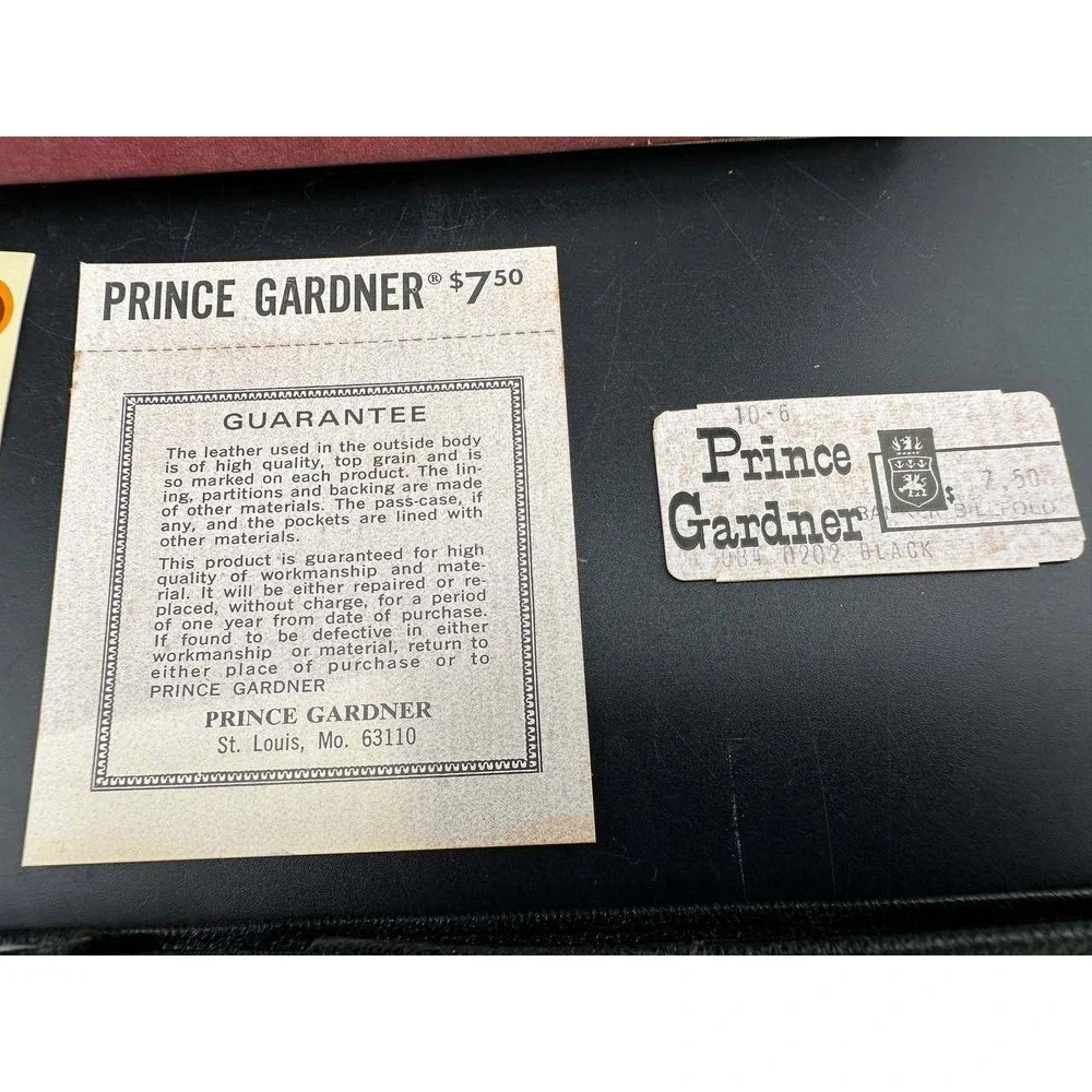 Prince Gardner description vintage
